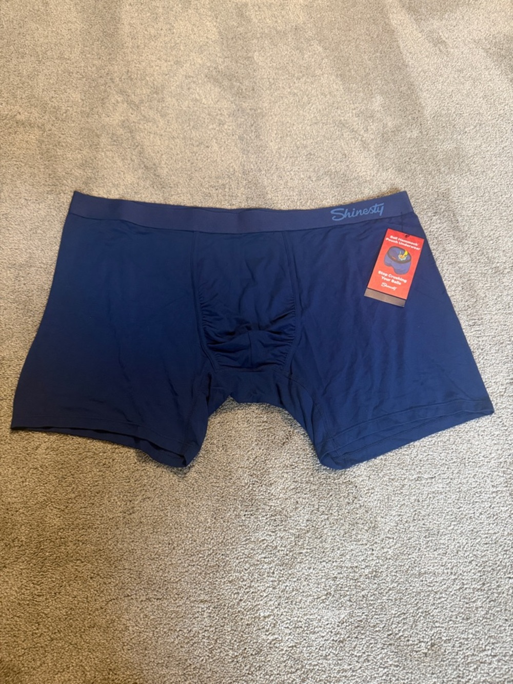 Shinesty 3X Men's Navy Performance Boxer Briefs